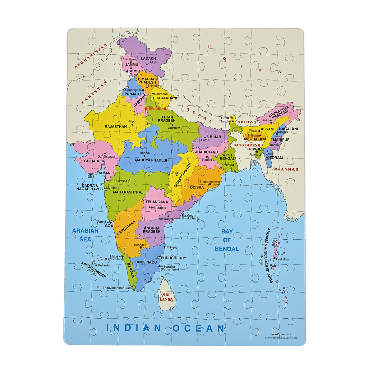 India Map Puzzle