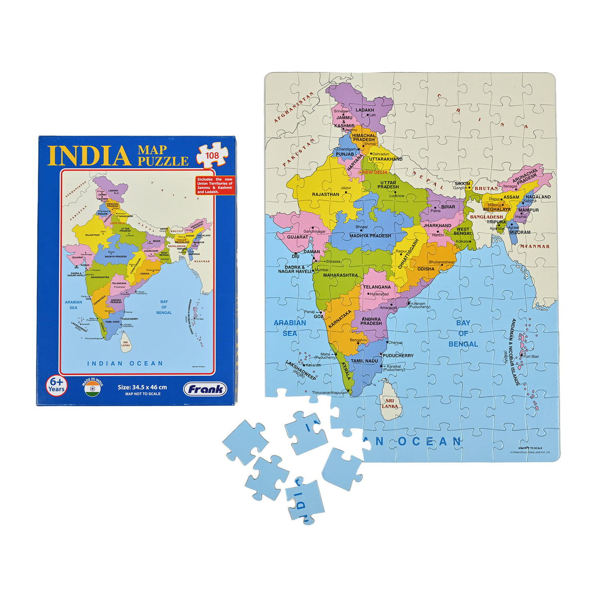 India Map Puzzle