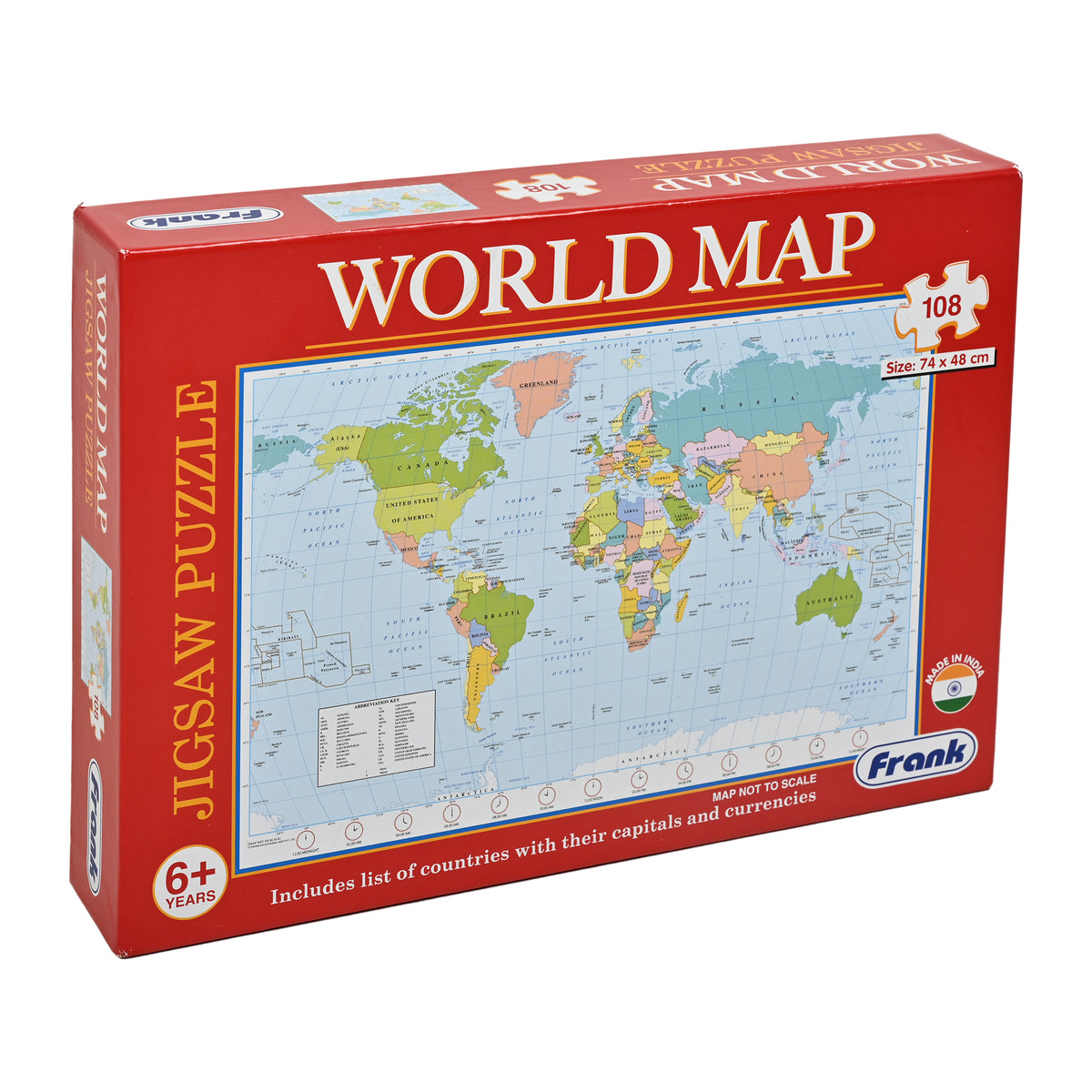 World Map Jigsaw Puzzle