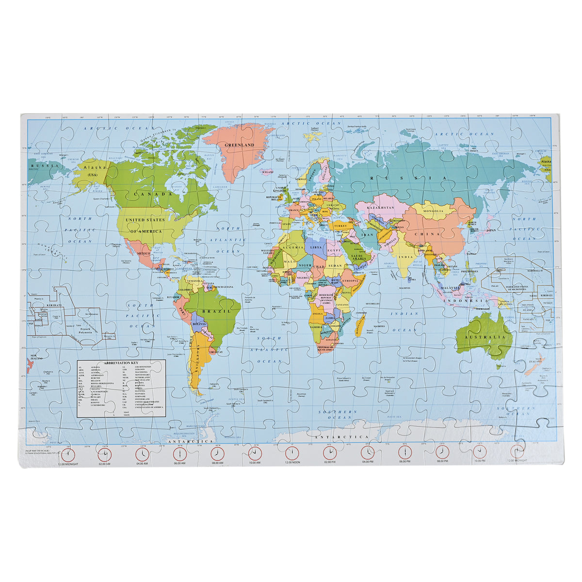 World Map Jigsaw Puzzle
