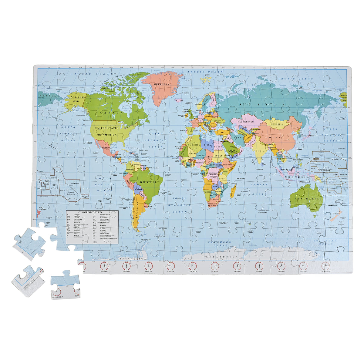 World Map Jigsaw Puzzle