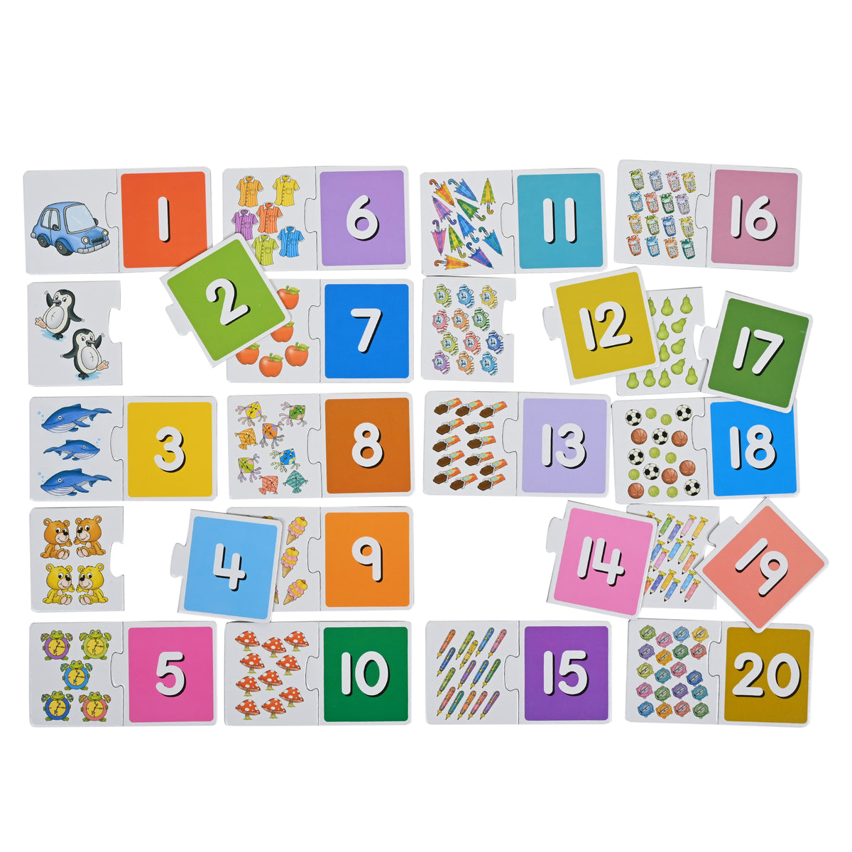 Numbers 1-20 (Puzzle & Game)