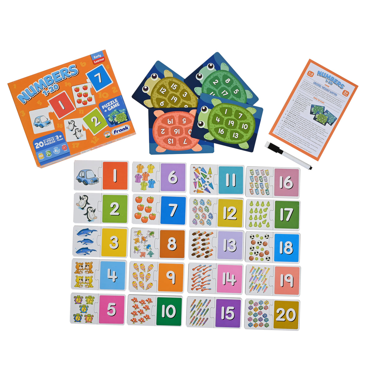 Numbers 1-20 (Puzzle & Game)