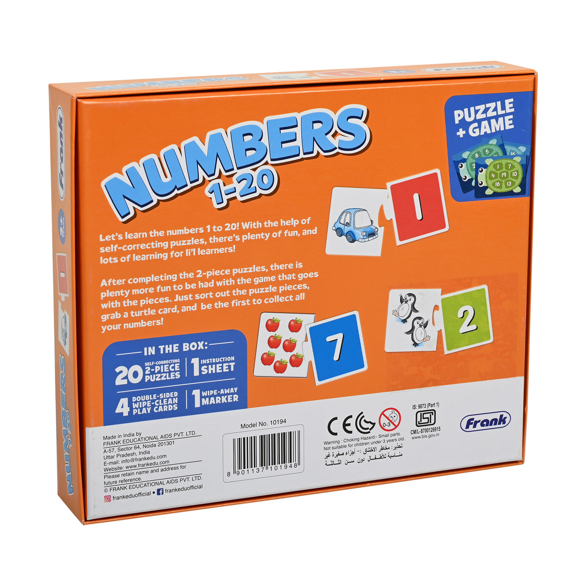 Numbers 1-20 (Puzzle & Game)
