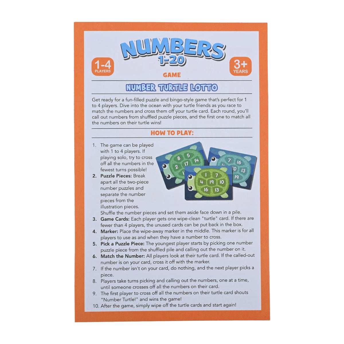 Numbers 1-20 (Puzzle & Game)