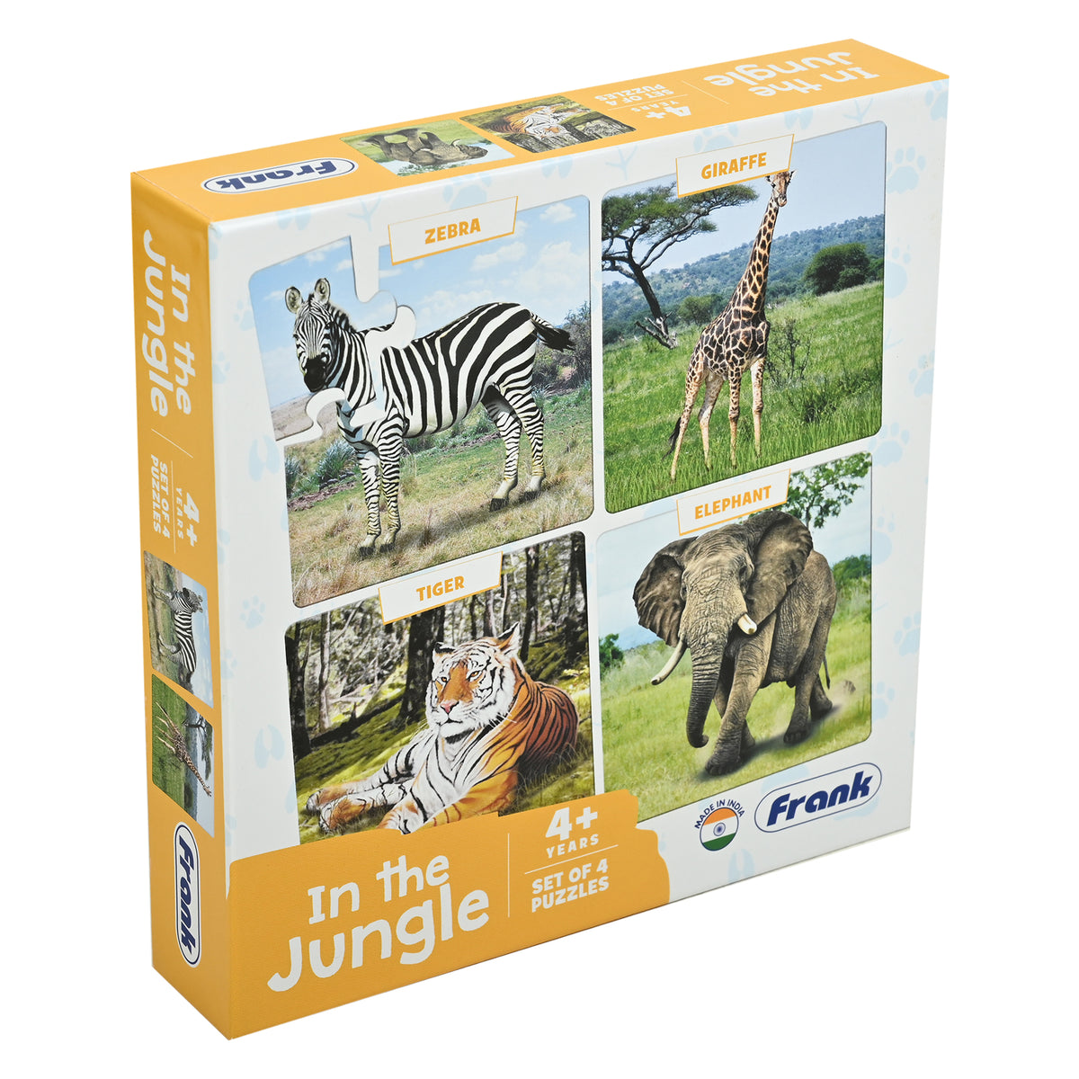 In the Jungle 4 Puzzles in 1 (6, 8, 10, 12 Pieces)