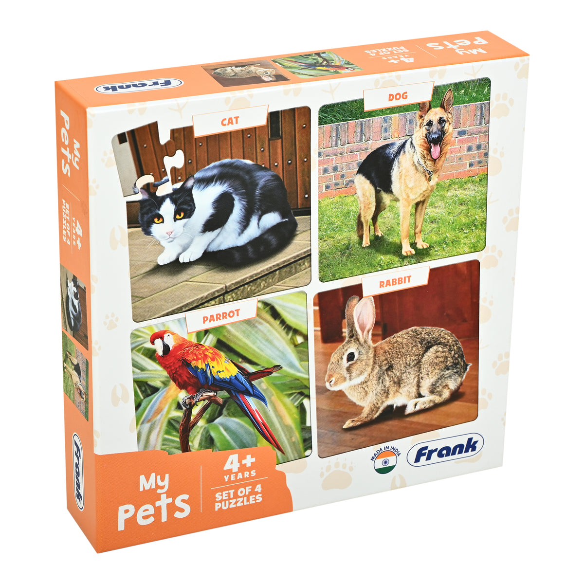My Pets 4 Puzzles in 1 (6, 8, 10, 12 Pieces)