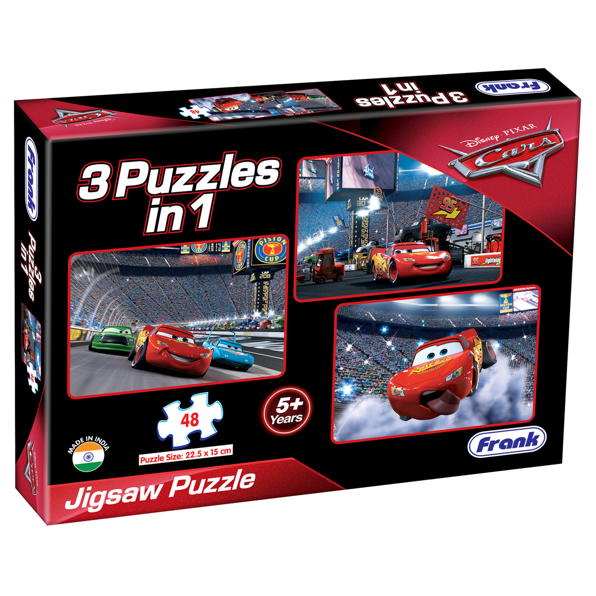 Disney/Pixar Cars 3 x 48 Pieces Puzzles