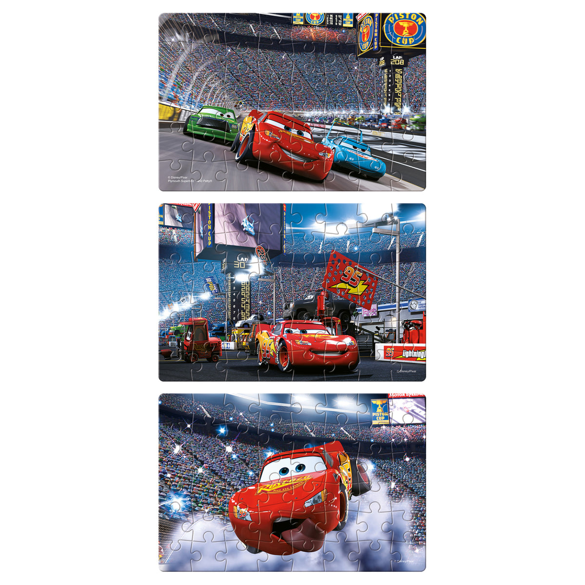 Disney/Pixar Cars 3 x 48 Pieces Puzzles