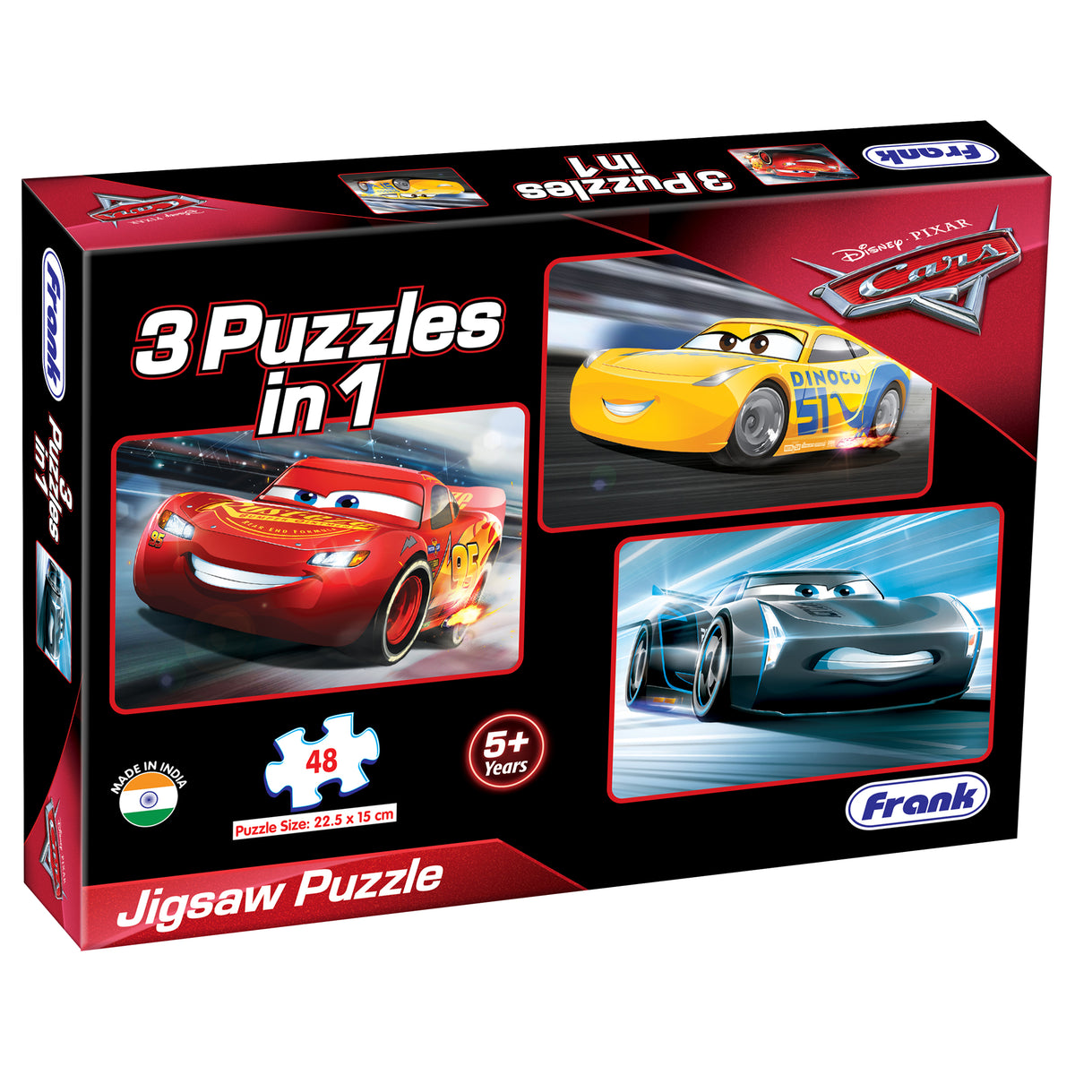 Disney/Pixar Cars 3 x 48 Pieces Puzzles
