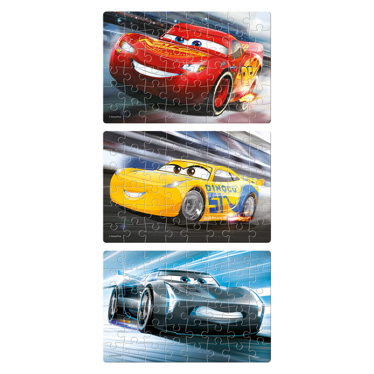Disney/Pixar Cars 3 x 48 Pieces Puzzles