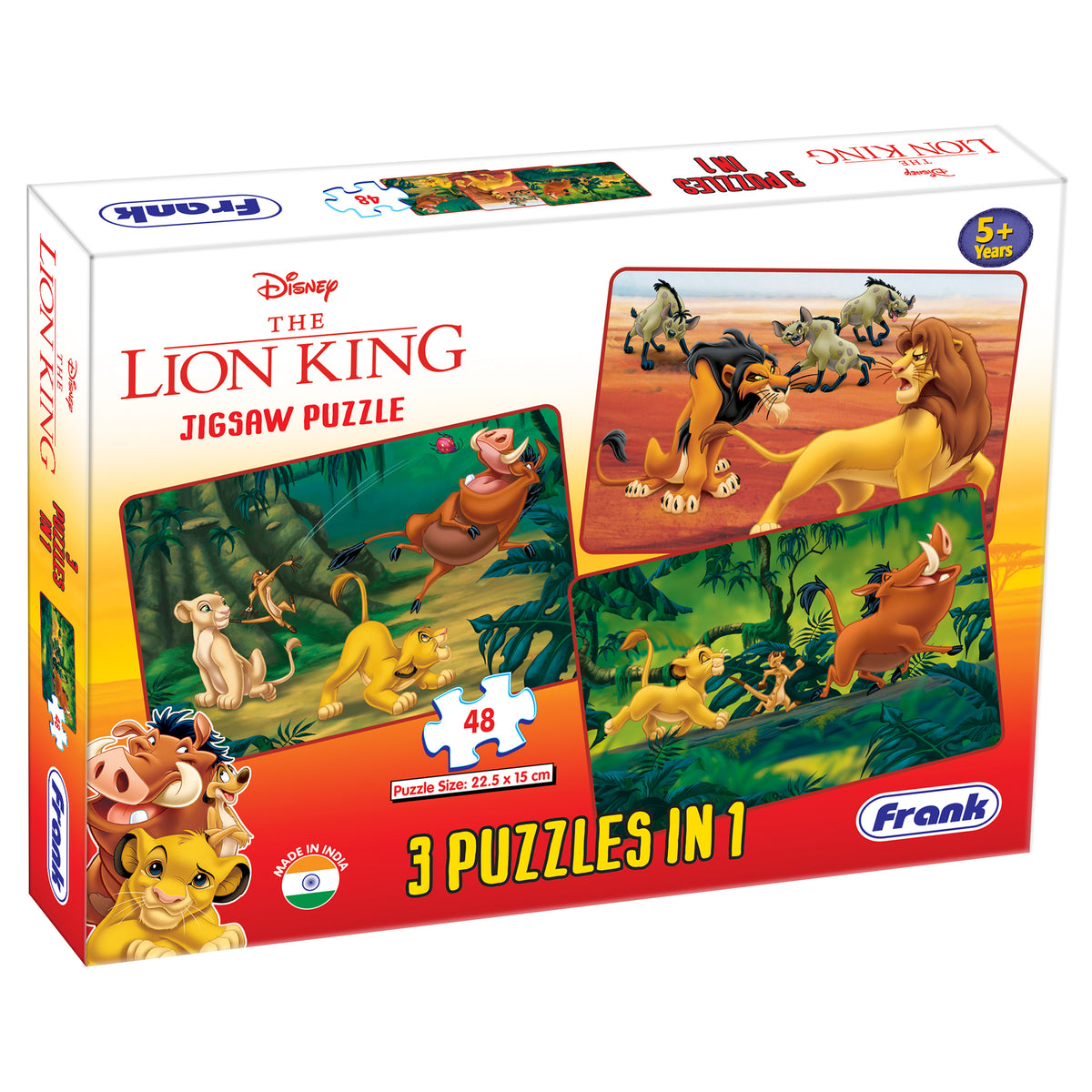 Disney The Lion King 3 x 48 Pieces Puzzles