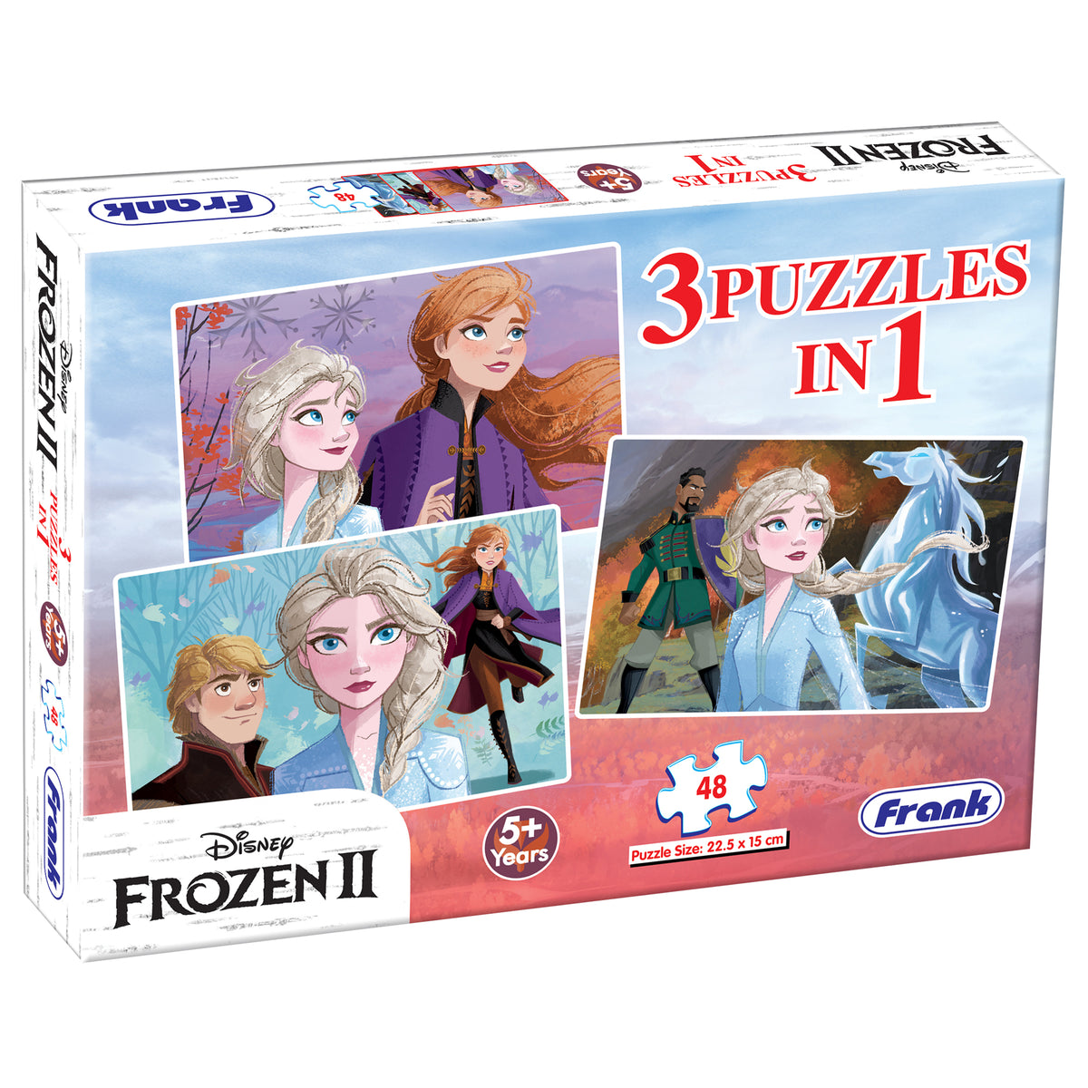 Disney Frozen 2 3 x 48 Pieces Puzzles