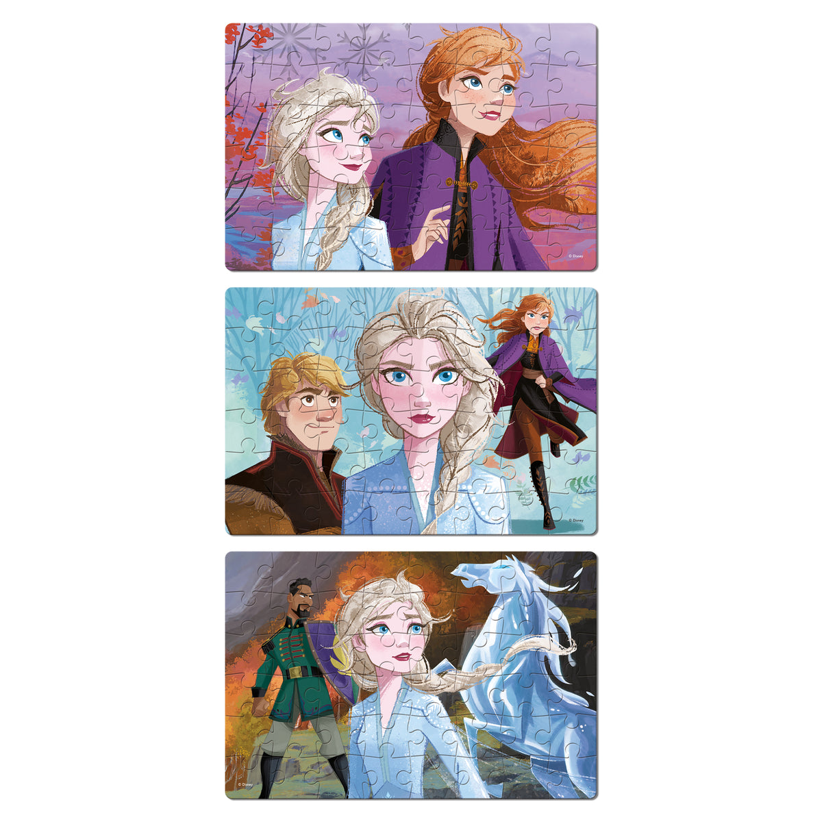 Disney Frozen 2 3 x 48 Pieces Puzzles