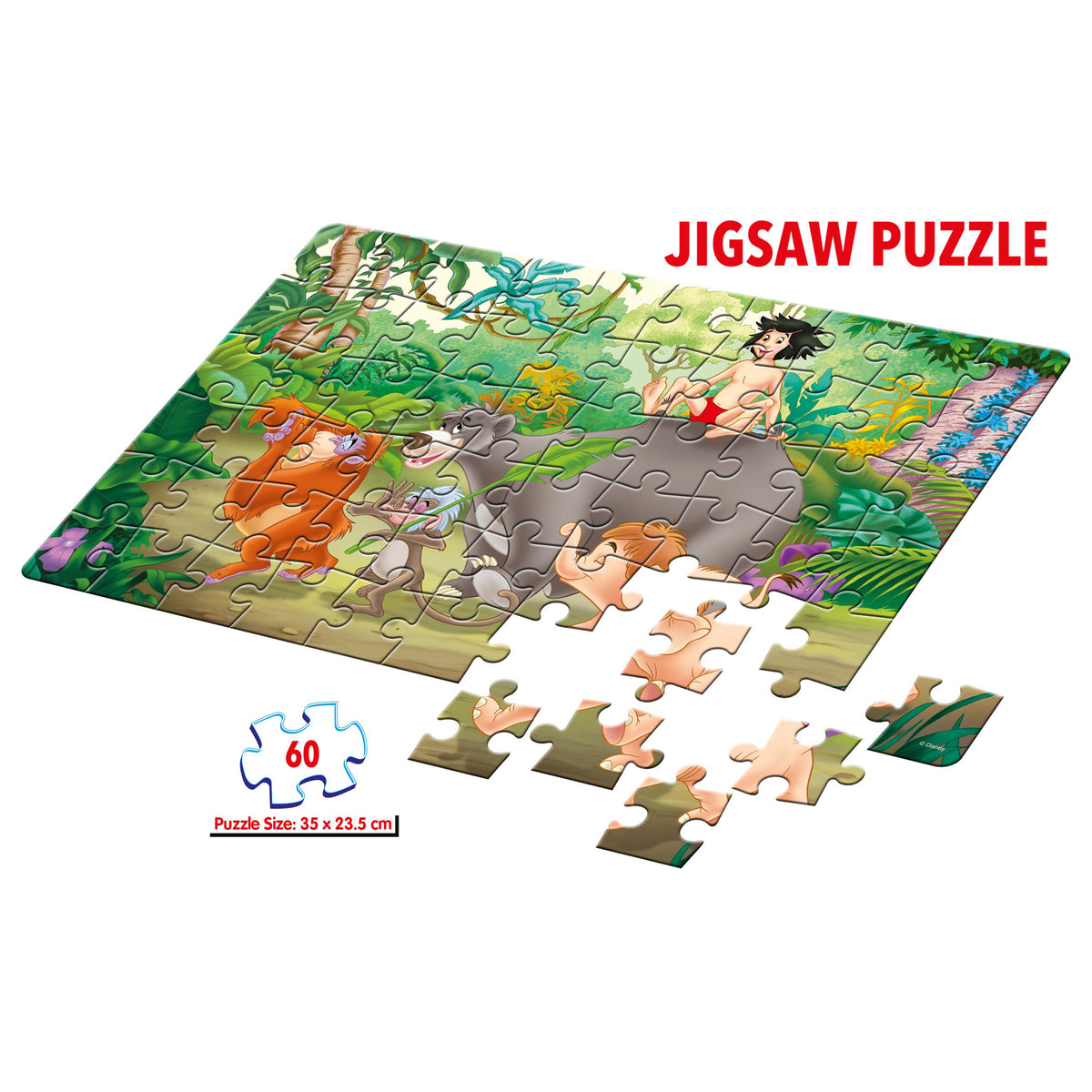 Disney The Jungle Book 60 Pieces Puzzle