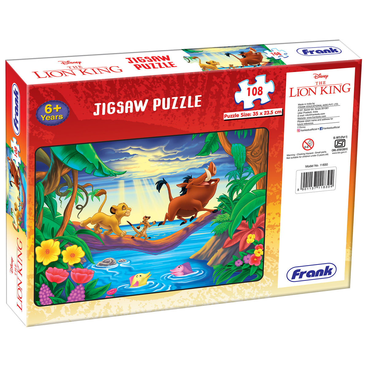 Disney The Lion King 108 Pieces Puzzle