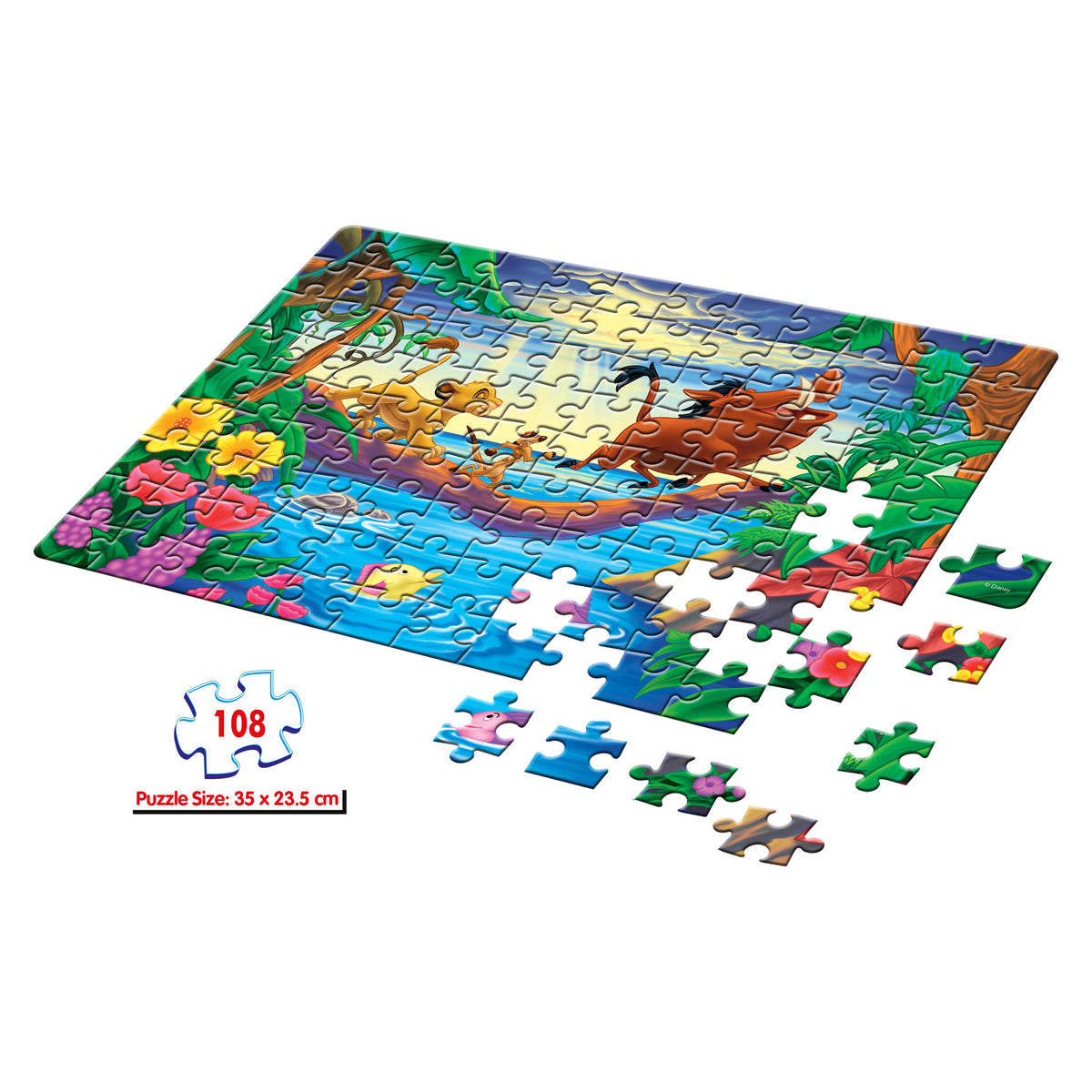 Disney The Lion King 108 Pieces Puzzle