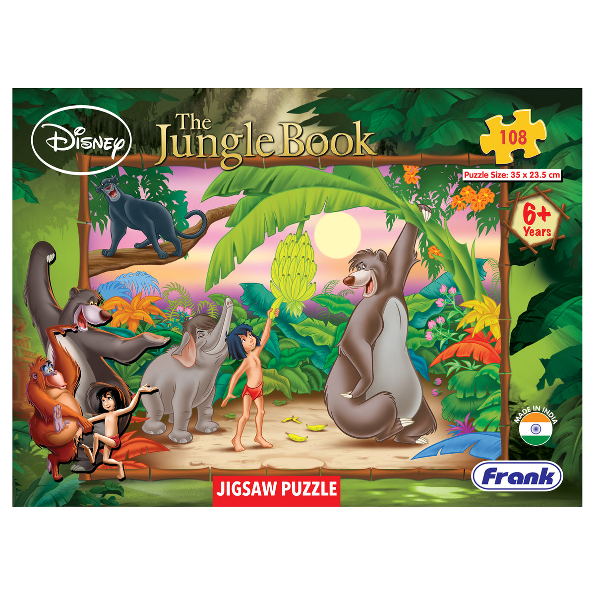Disney The Jungle Book 108 Pieces Puzzle