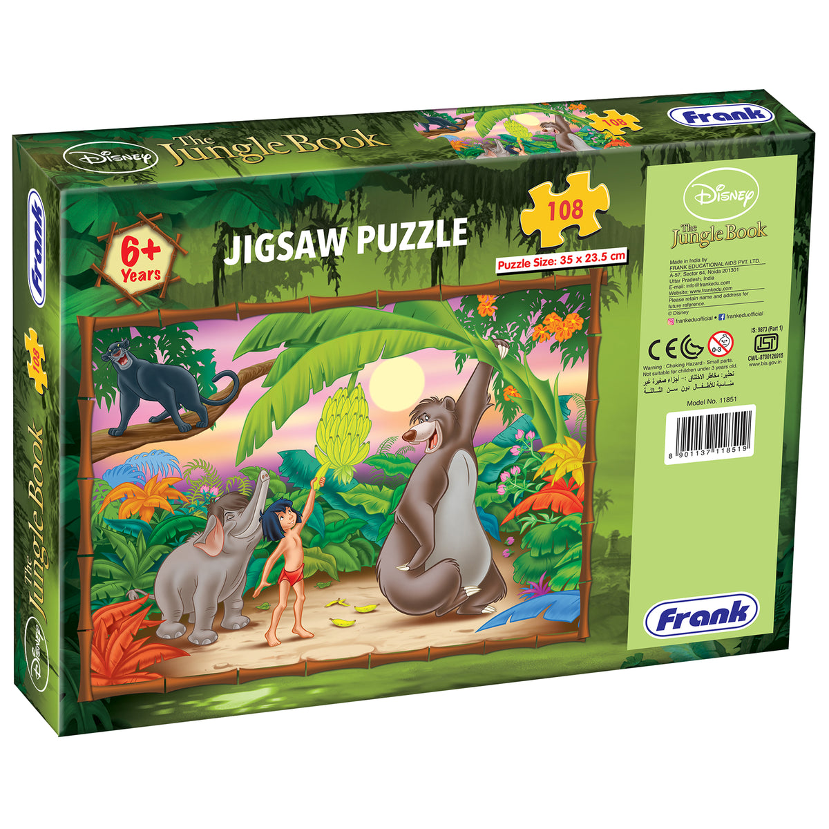 Disney The Jungle Book 108 Pieces Puzzle