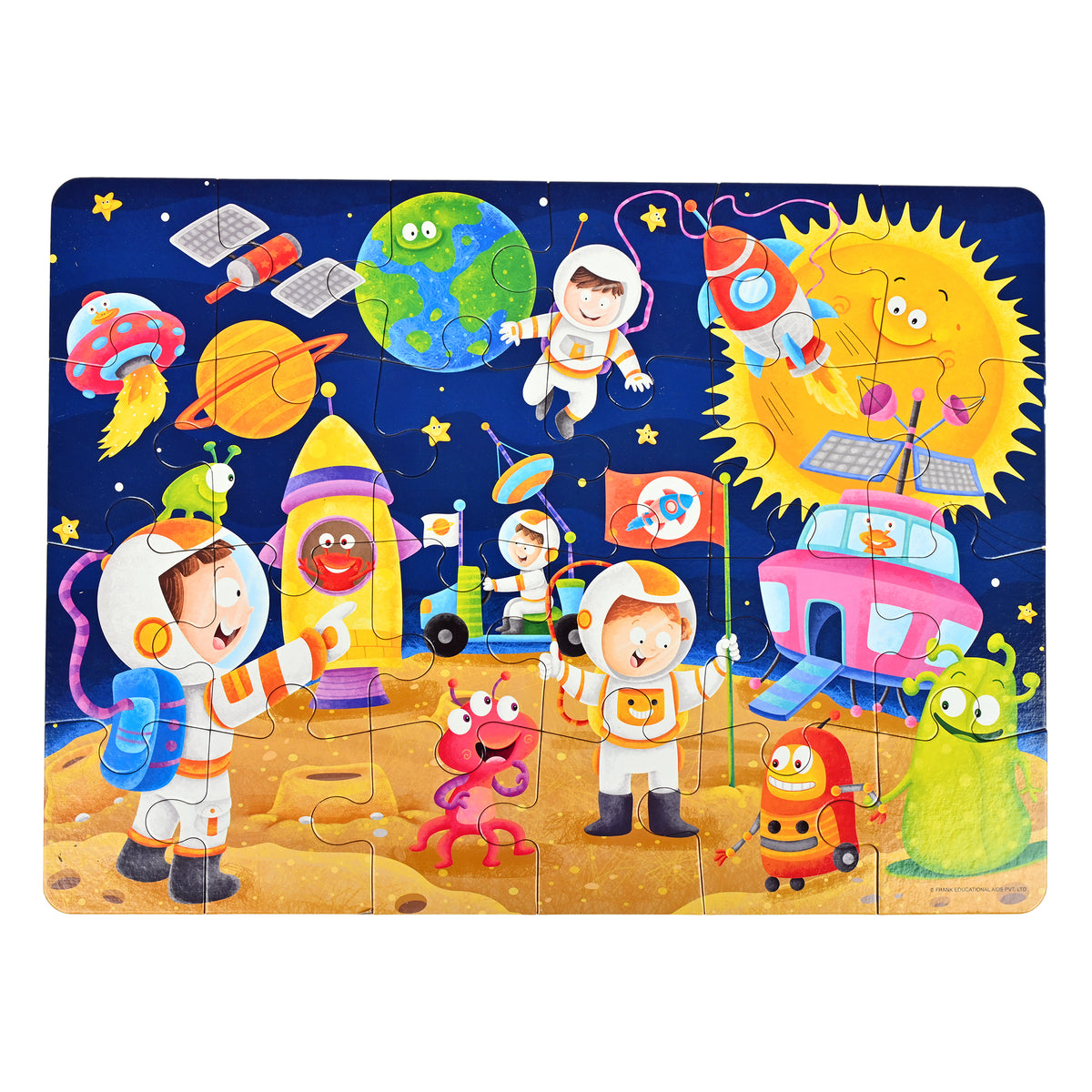 In Space 24 Pieces Floor Puzzle