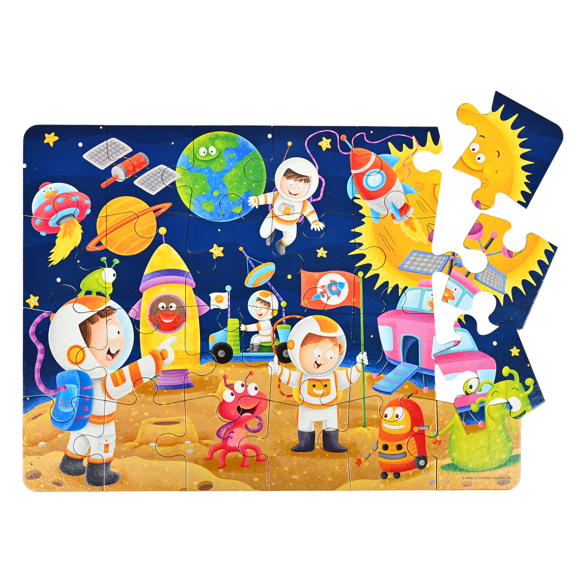 In Space 24 Pieces Floor Puzzle