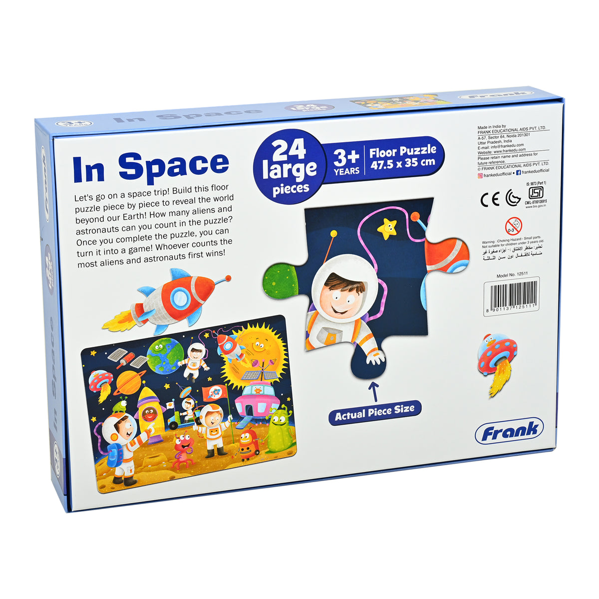 In Space 24 Pieces Floor Puzzle