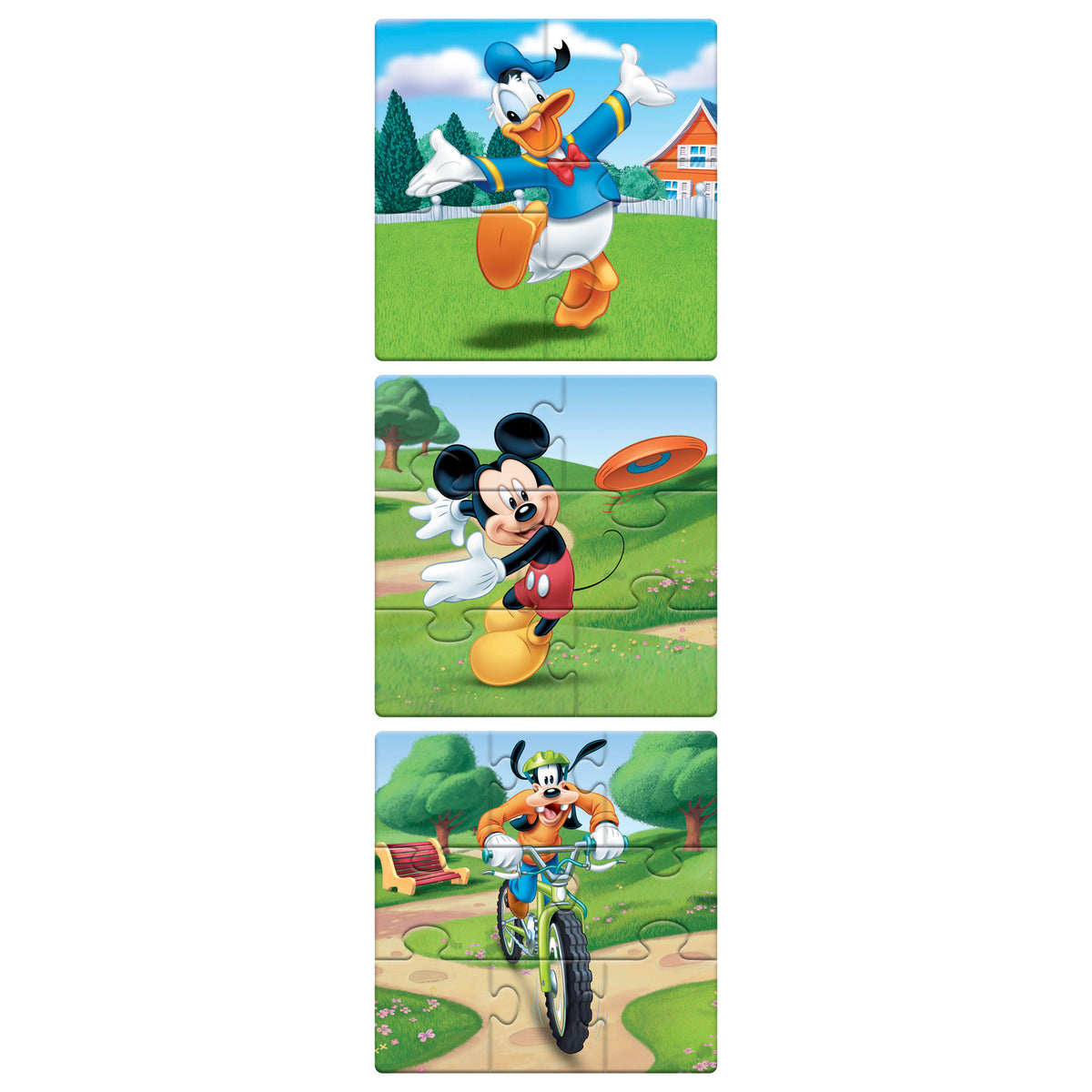 Disney Mickey Mouse First Puzzles (4, 6, 8 Pieces)