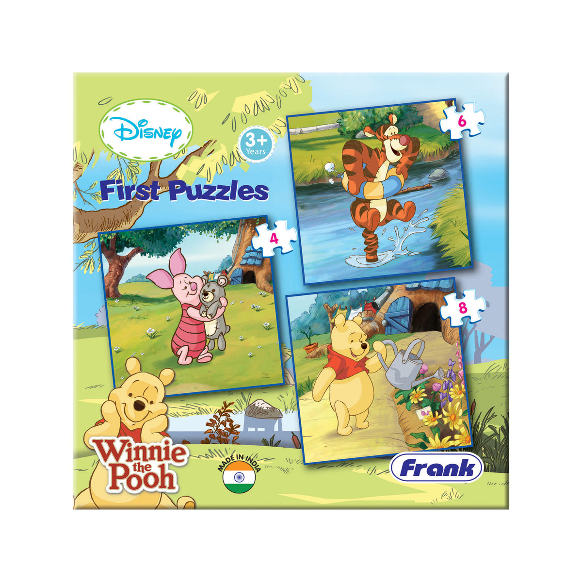 Disney Winnie the Pooh First Puzzles (4, 6, 8 Pieces)