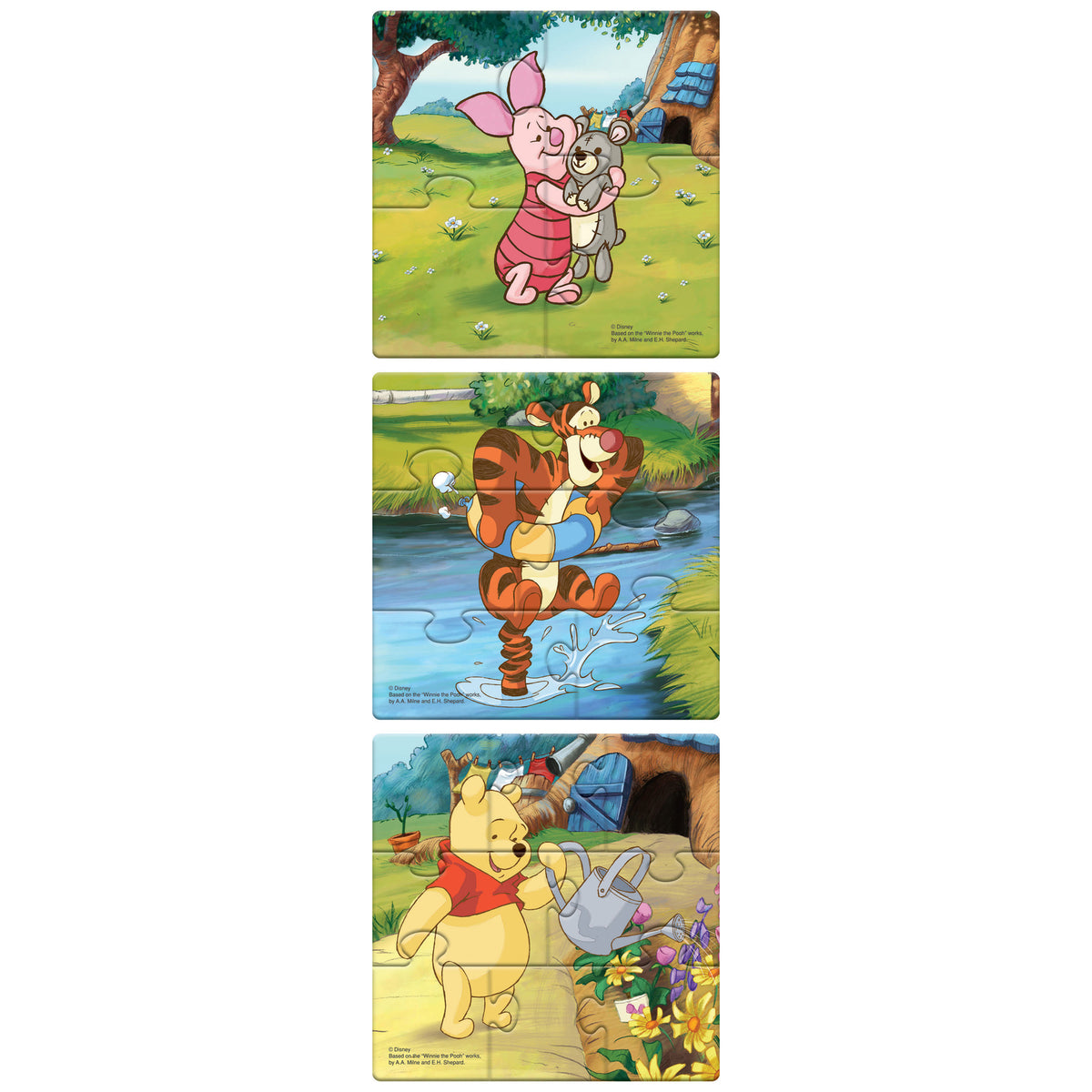 Disney Winnie the Pooh First Puzzles (4, 6, 8 Pieces)