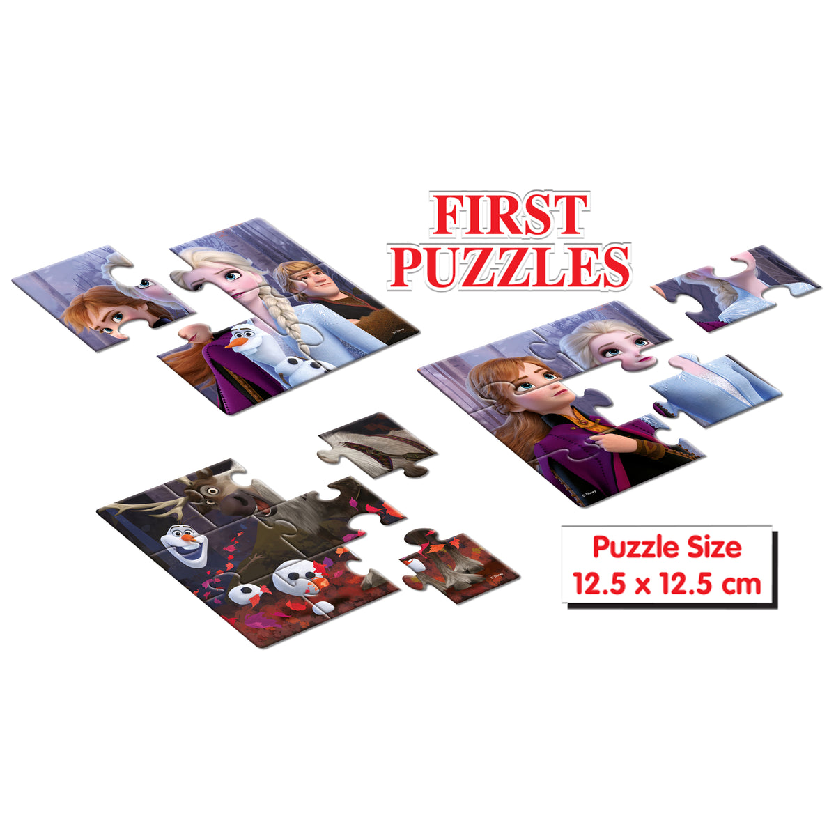 Disney Frozen 2 First Puzzles (4, 6, 8 Pieces)