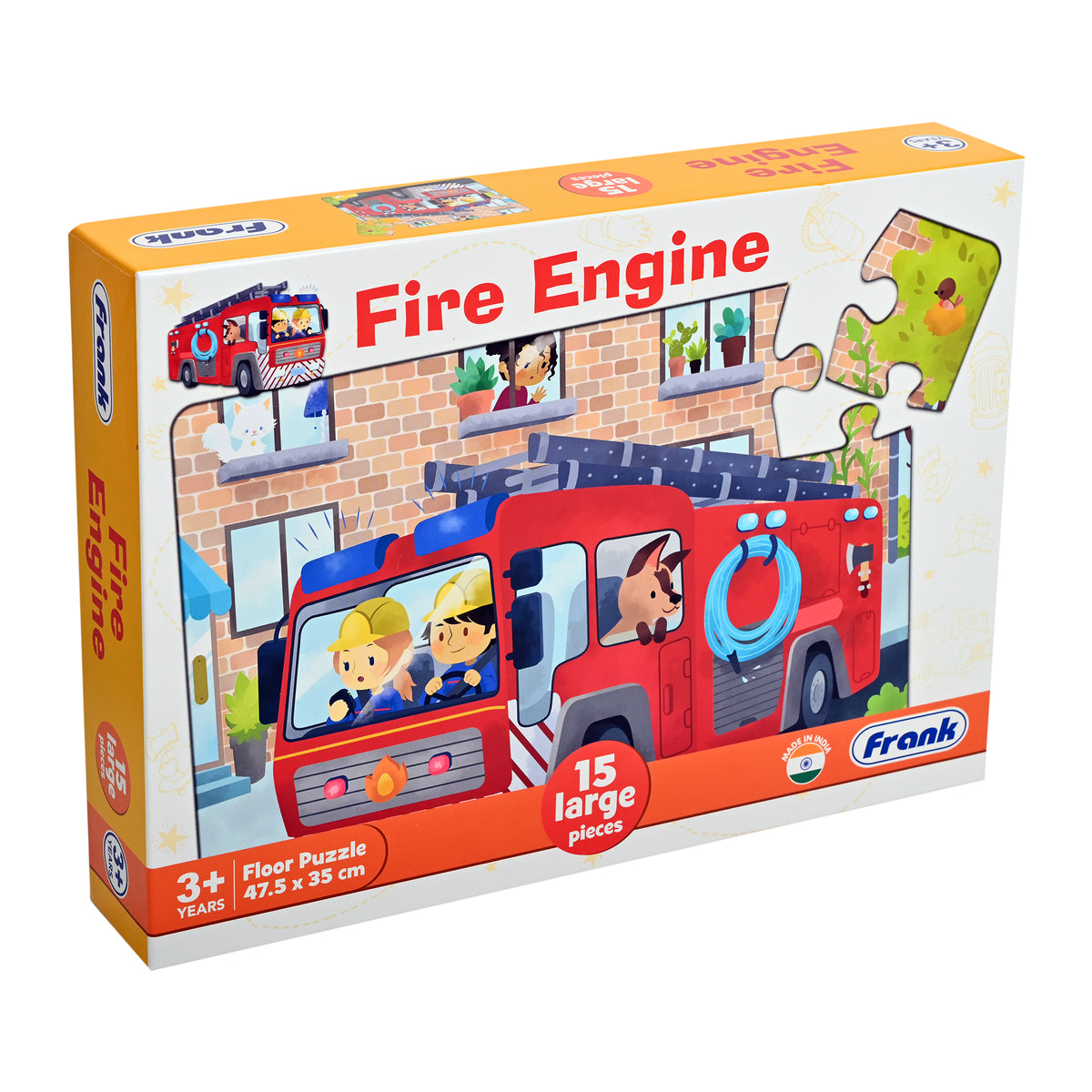 Fire Engine 15 Pieces Floor Puzzle