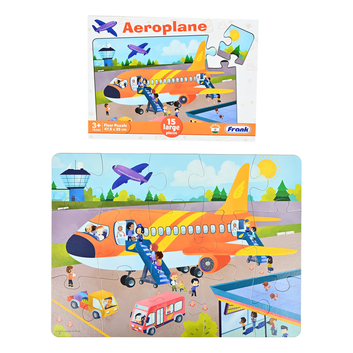Aeroplane 15 Pieces Floor Puzzle