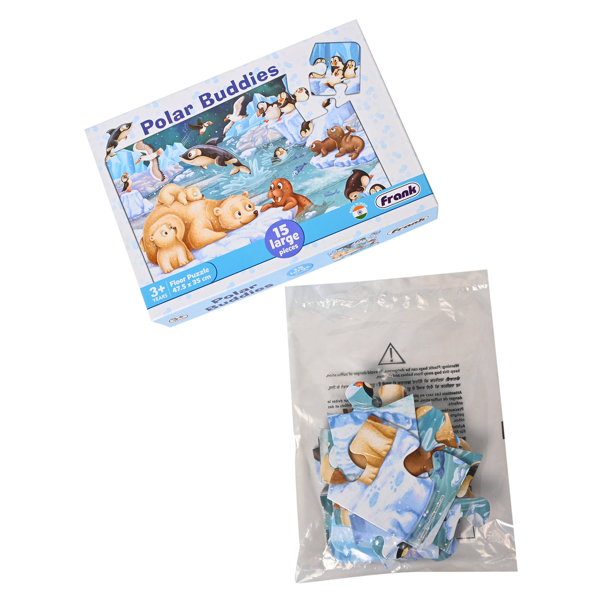 Polar Buddies 15 Pieces Floor Puzzle