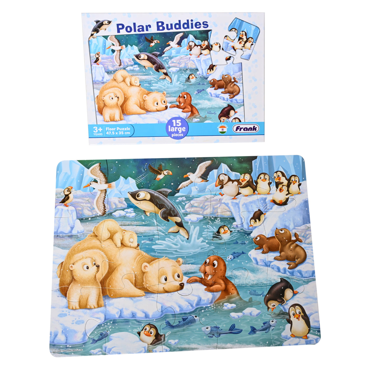 Polar Buddies 15 Pieces Floor Puzzle