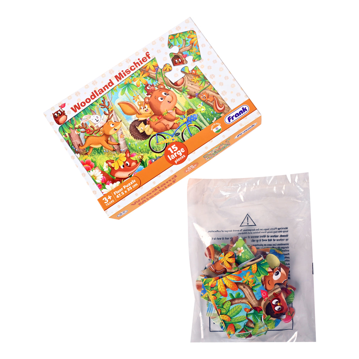 Woodland Mischief 15 Pieces Floor Puzzle