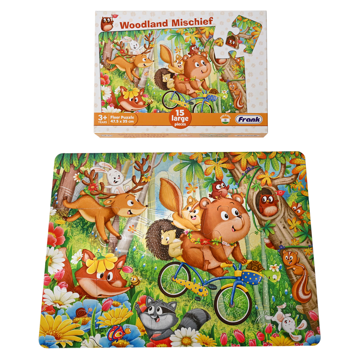Woodland Mischief 15 Pieces Floor Puzzle