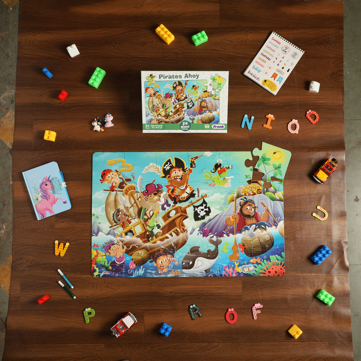 Pirates Ahoy 24 Pieces Giant Floor Puzzle