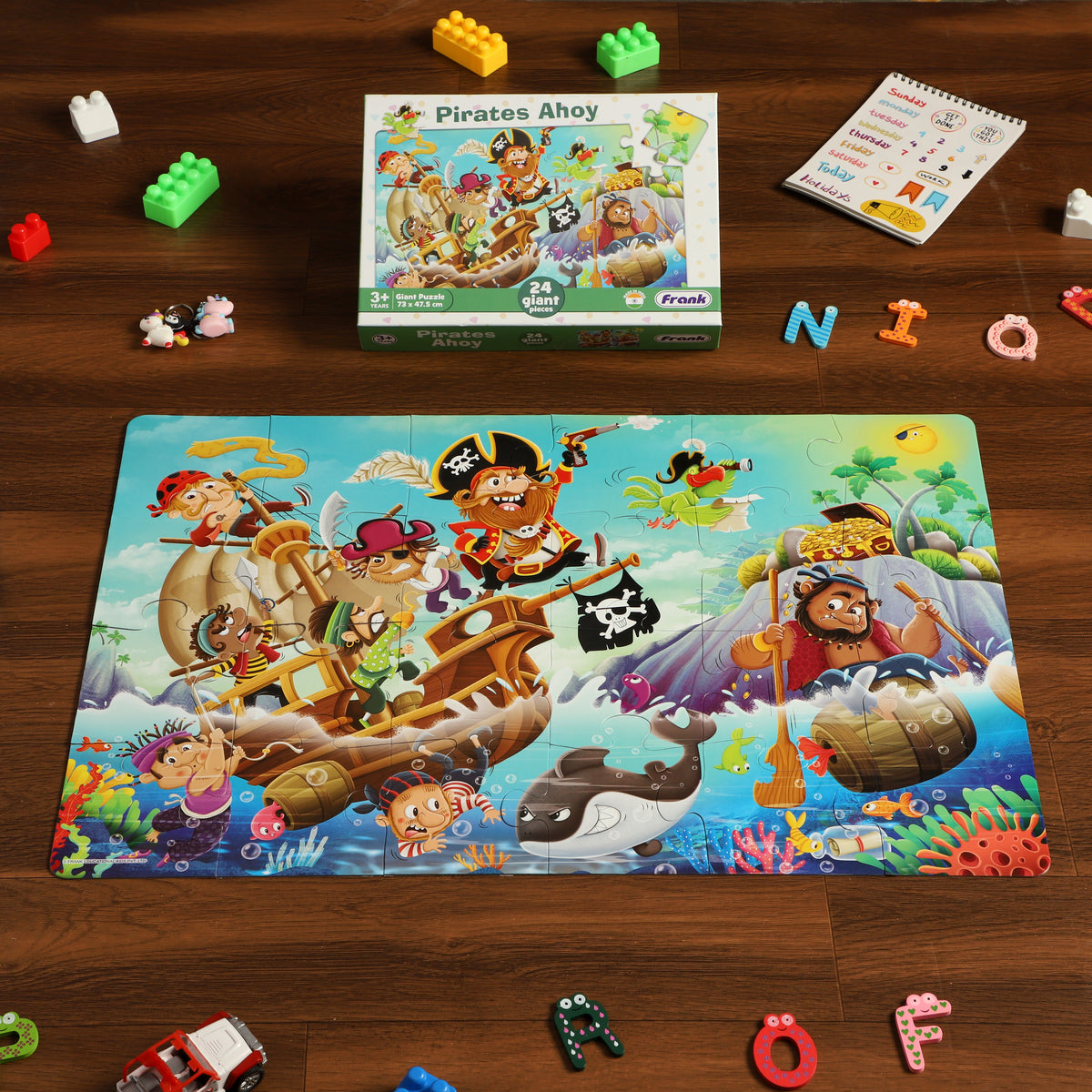 Pirates Ahoy 24 Pieces Giant Floor Puzzle