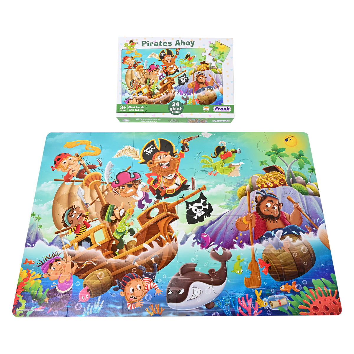 Pirates Ahoy 24 Pieces Giant Floor Puzzle