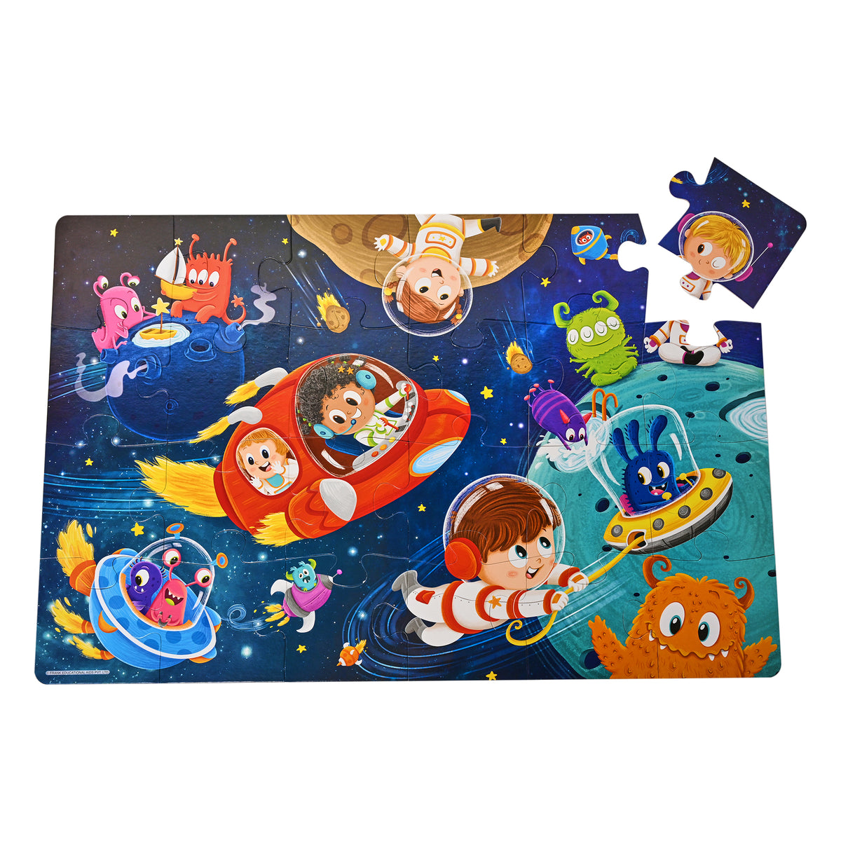 Space Adventure 24 Pieces Giant Floor Puzzle