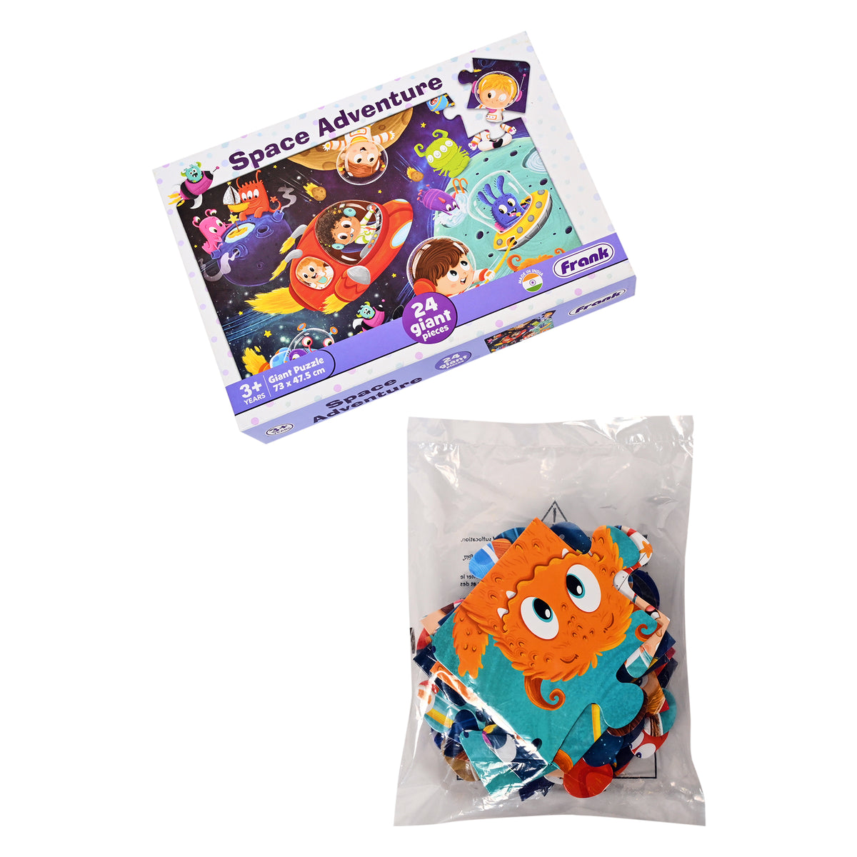 Space Adventure 24 Pieces Giant Floor Puzzle