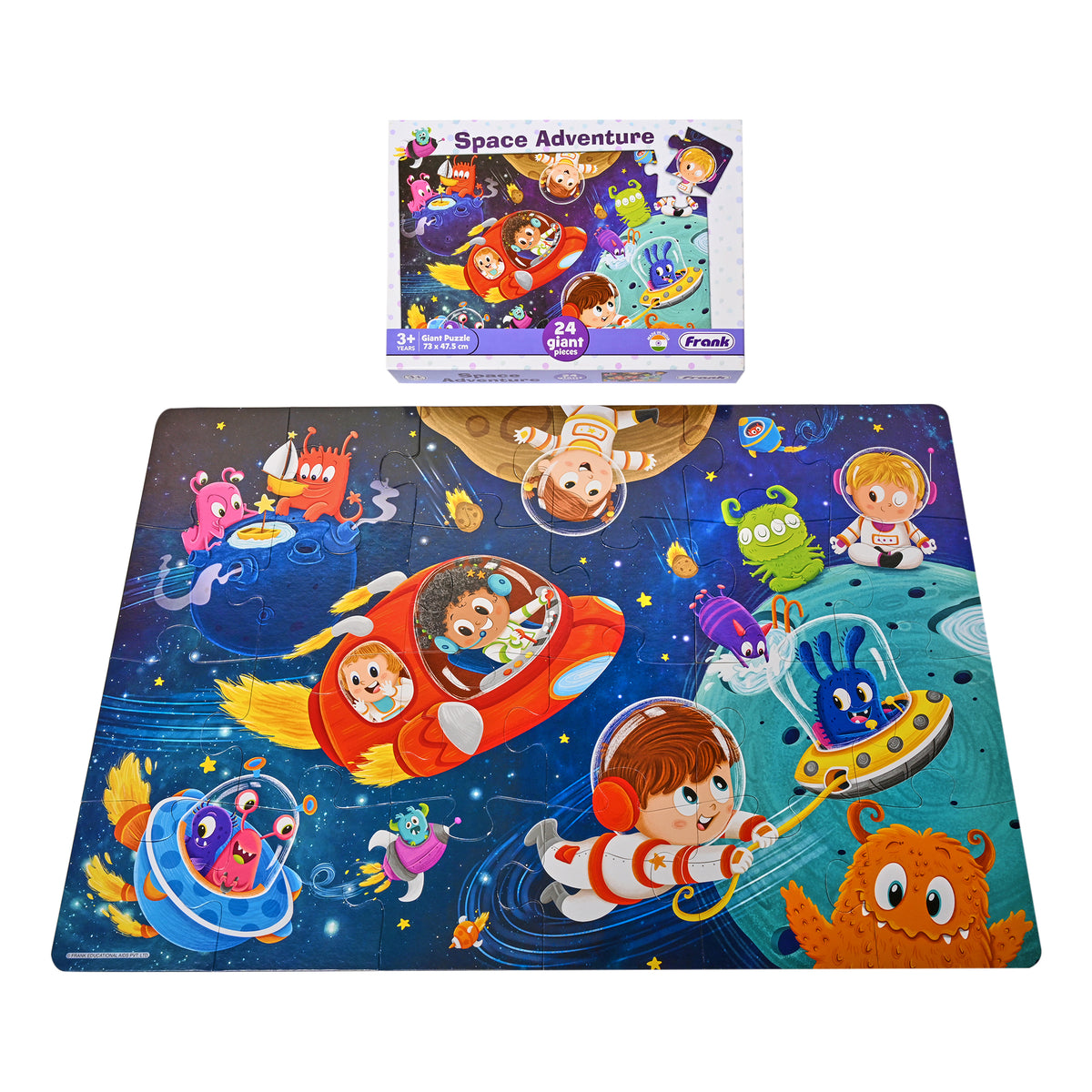 Space Adventure 24 Pieces Giant Floor Puzzle