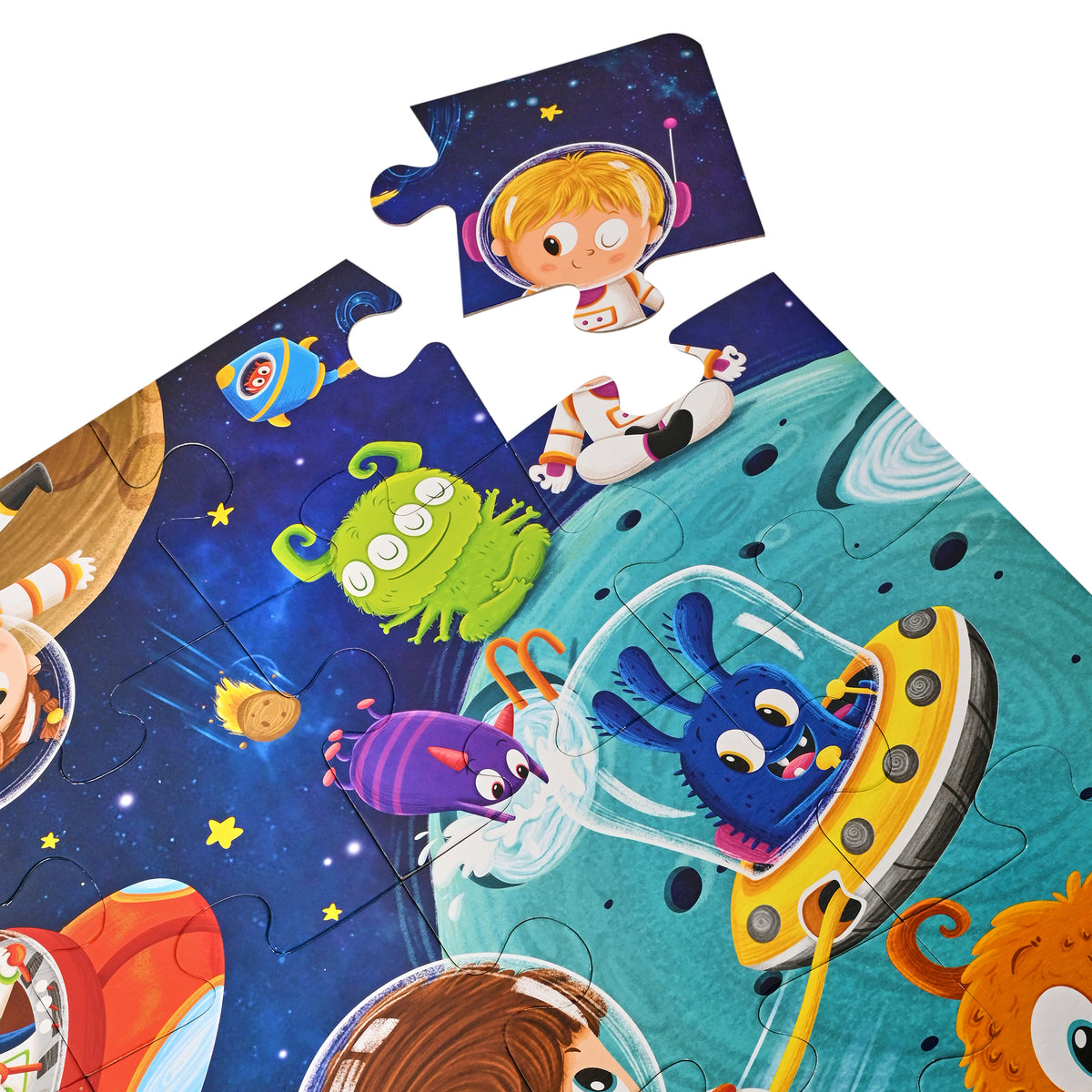 Space Adventure 24 Pieces Giant Floor Puzzle