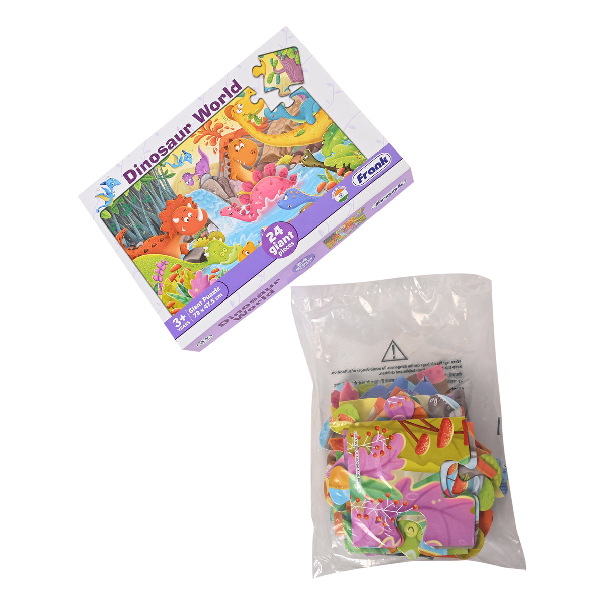 Dinosaur World 24 Pieces Giant Floor Puzzle