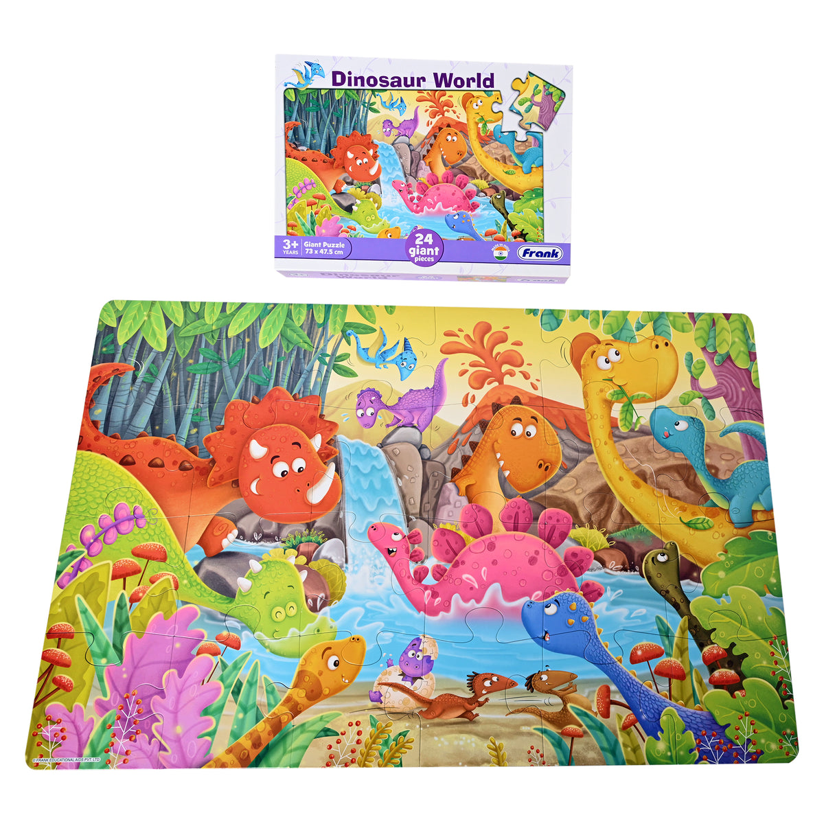 Dinosaur World 24 Pieces Giant Floor Puzzle