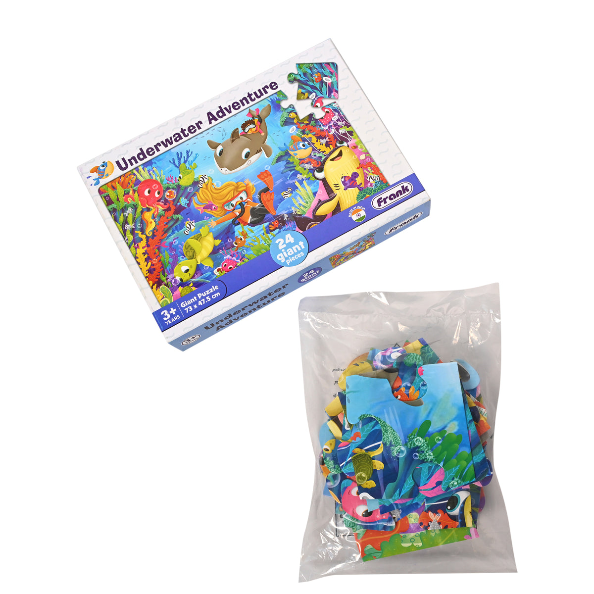 Underwater Adventure 24 Pieces Giant Floor Puzzle