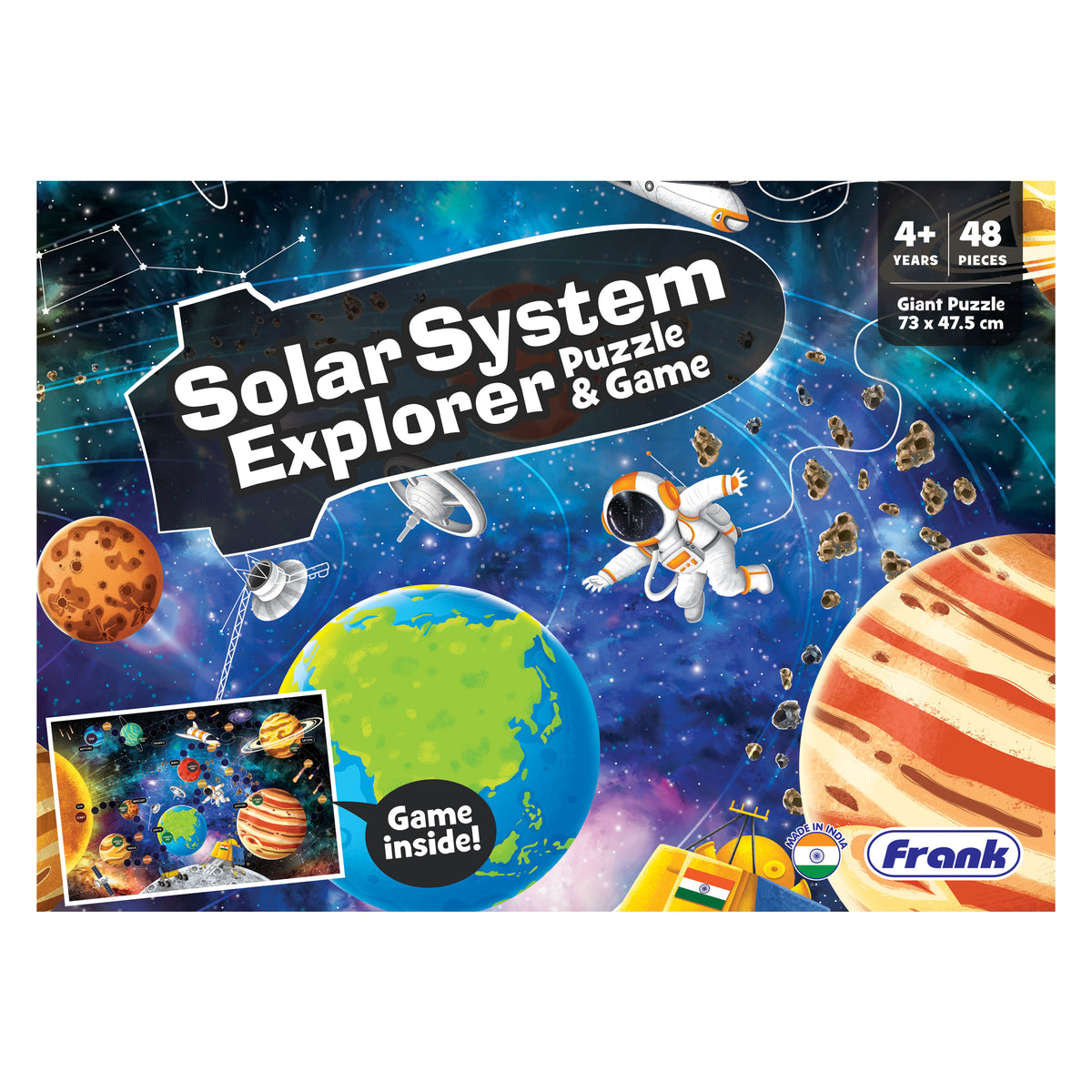 Solar System Explorer Giant Floor Puzzle & Game