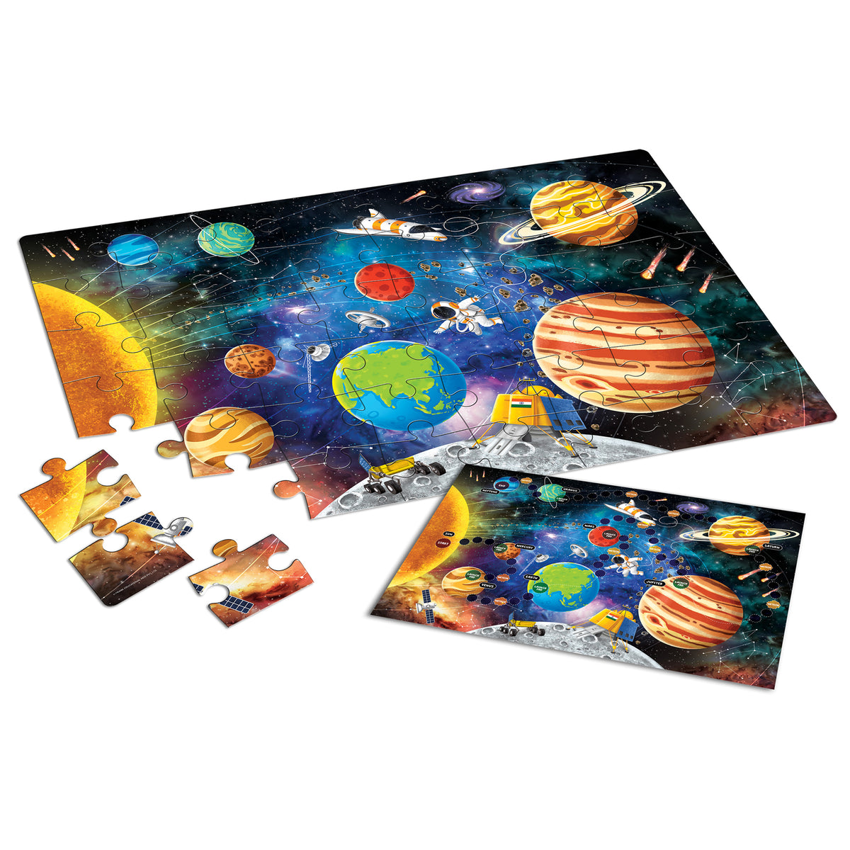 Solar System Explorer Giant Floor Puzzle & Game