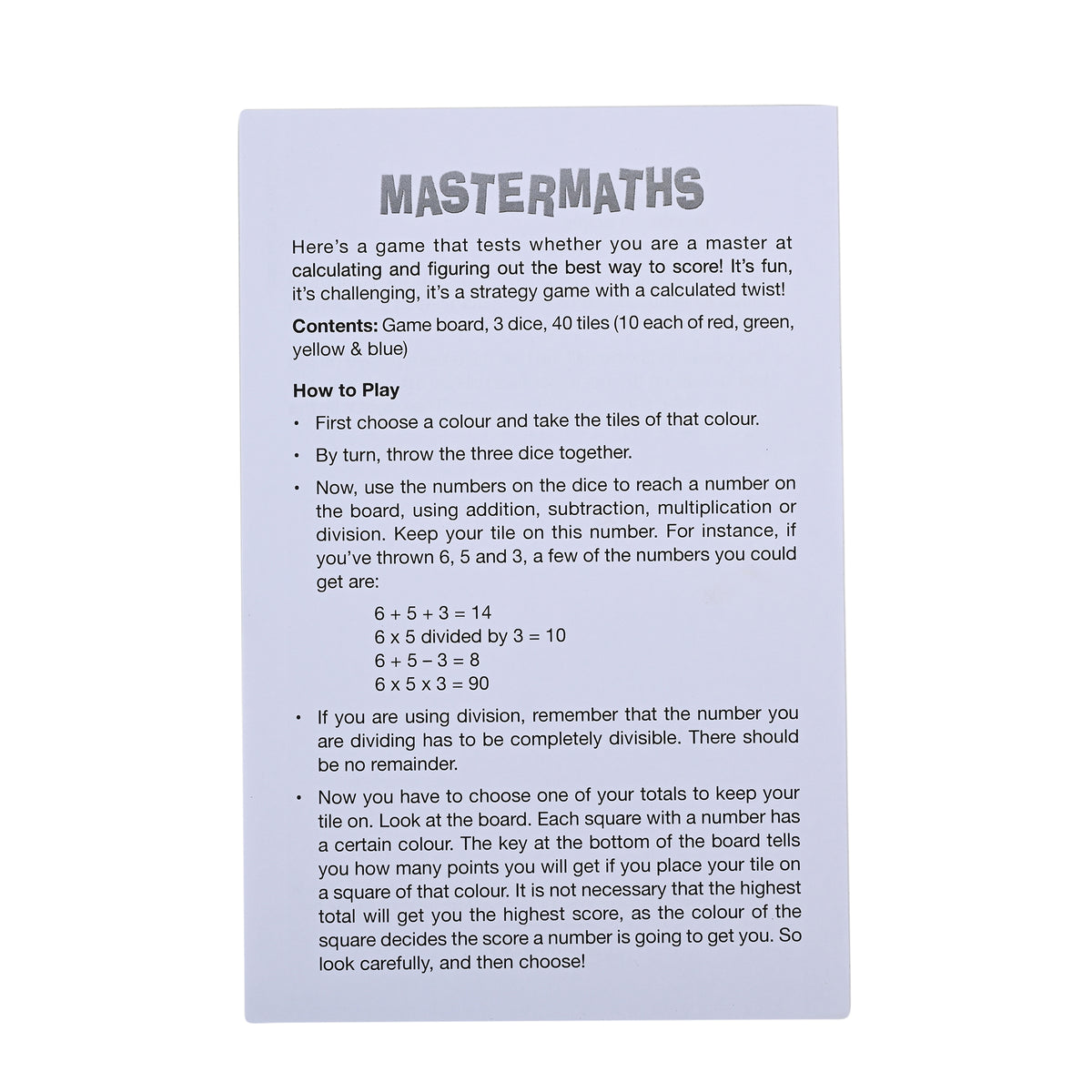 Mastermaths