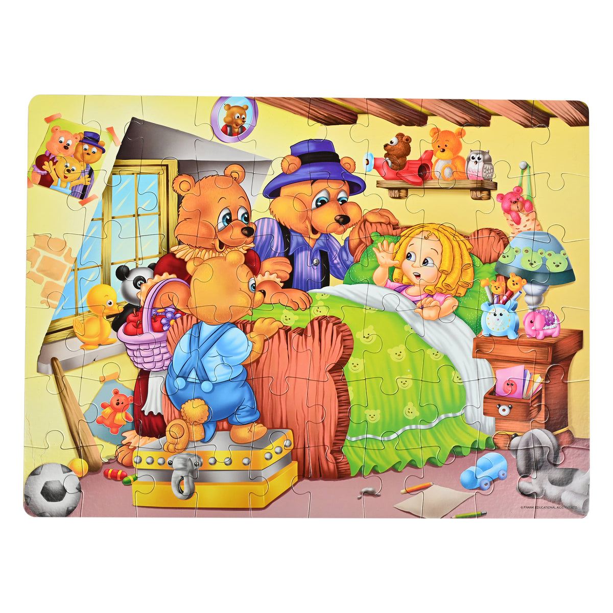 Goldilocks & The Three Bears 60 Pieces Puzzle